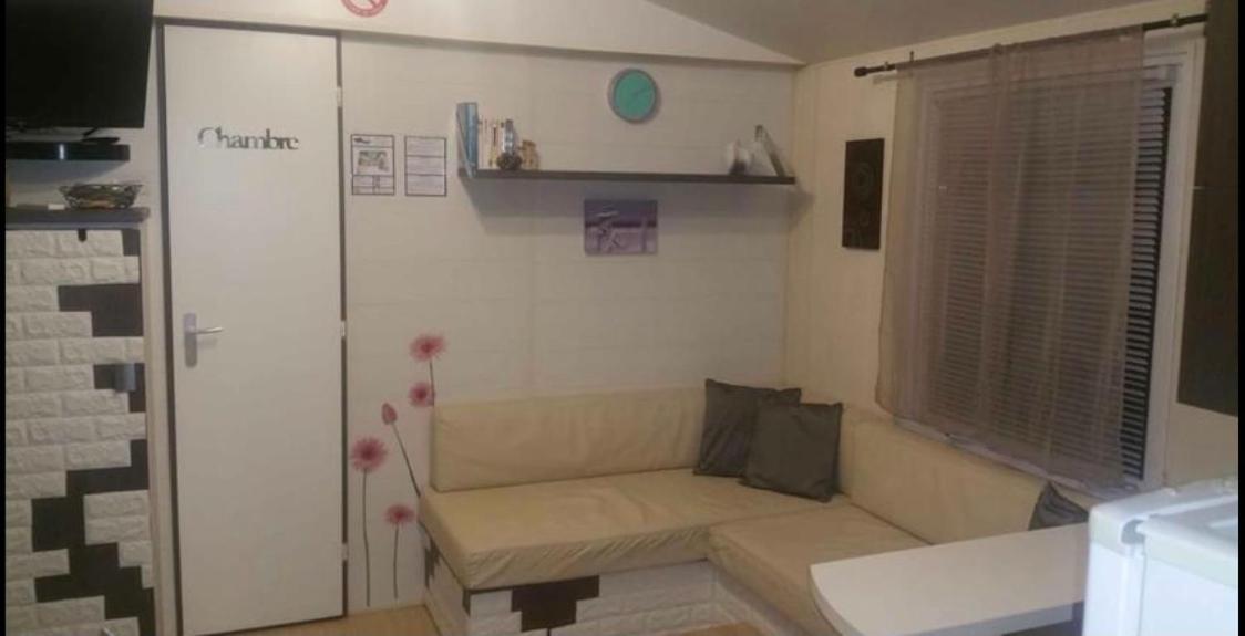 Mobil Home Bungalow 6 Personnes Villeneuve Loubet Plage Marina Baie Des Anges Buitenkant foto